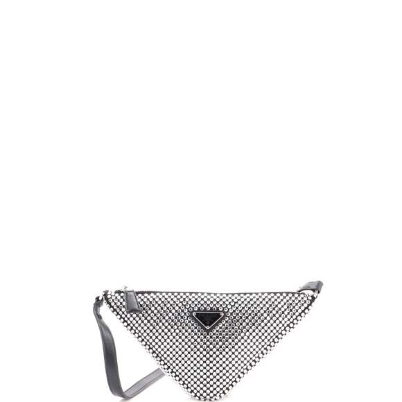 Prada Handbags - Prada Triangle Top Handle Pouch Bag #331855P16B